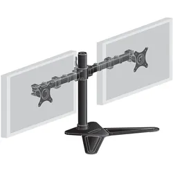 iiyama Dual-Monitorhalterung DS1002D-B1 für zwei Displays bis 30 Zoll