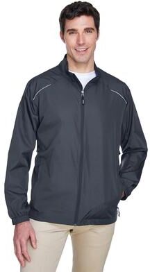 CORE365 88183 Men's Techno Lite Motivate Unlined Lightweight Jacket in Carbon size 2XL