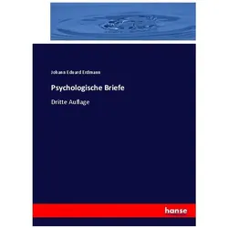 Psychologische Briefe, Fachbücher von Johann Eduard Erdmann