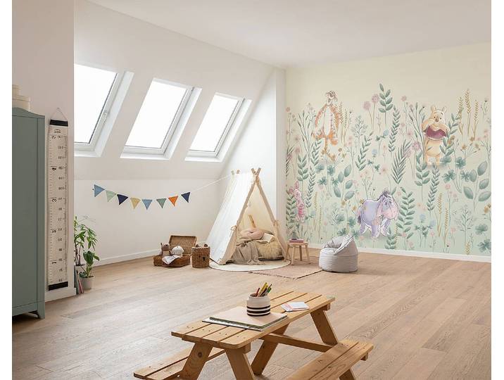 Papier peint intissé Winnie the Pooh 300 x 250 x 0cm Multicolore