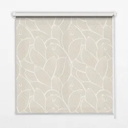 INNENROLLO - Fensterrollo - Rollo - 100x100 cm - Blätter