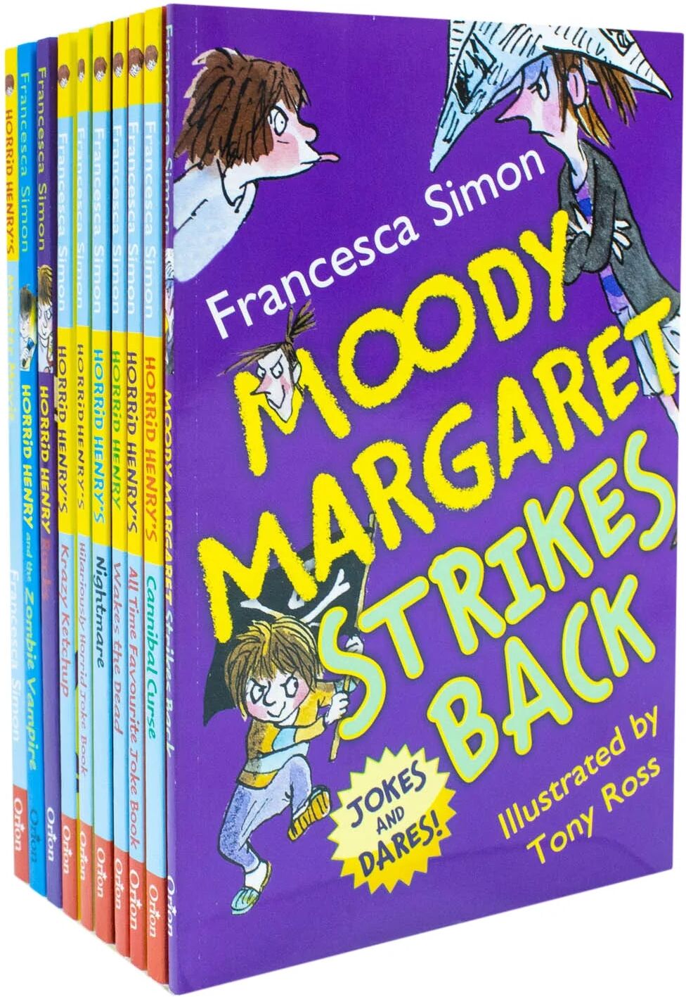 Orion Horrid Henry 10 Books Collection Set by Francesca Simon - Paperback - Ages 6-9 - Funny Stories & Joke Books - Tony Ross Illustrations