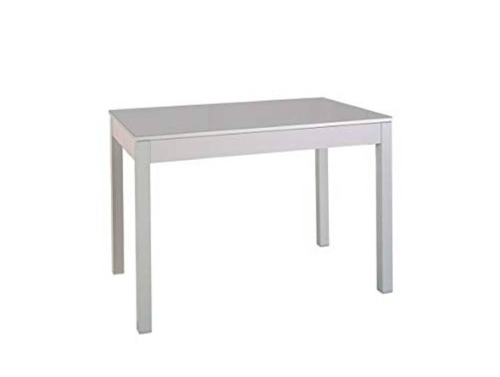 ASTIMESA Ausziehbarer Küchentisch mit Trolley, grau, 70 x 110 cm