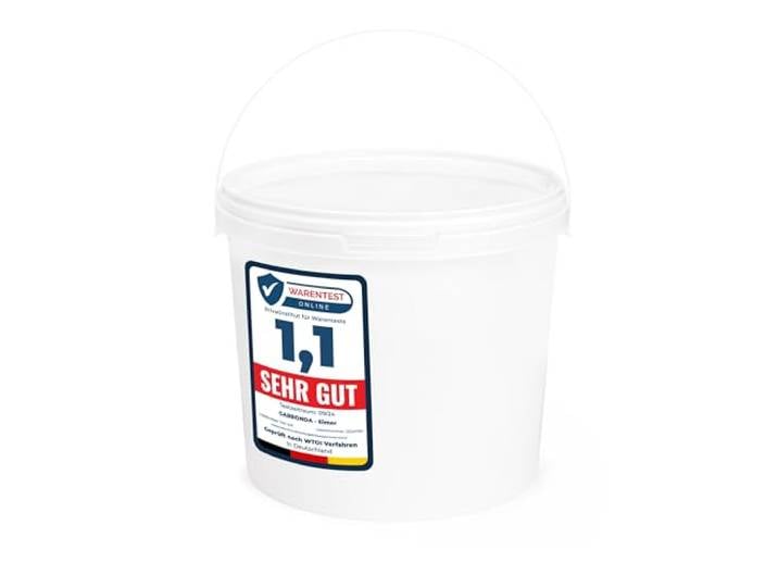 Garronda 5L 100 Stück Eimer mit Deckel Weiß Aufbewahrungsbehälter GD-0071 Mit Bügelgriff, strapazierfähig, leicht zu reinigen und lichtundurchlässig, schützt vor Austrocknung und Insektenzugang