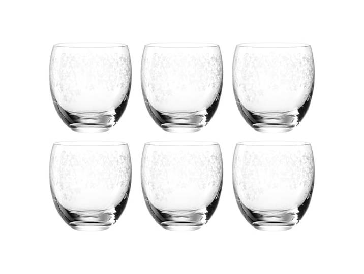 Leonardo Chateau Trink-Glas, Glas-Becher mit floralem Muster, spülmaschinenfeste Wasser-Gläser, 6er Set, 400 ml, 061595