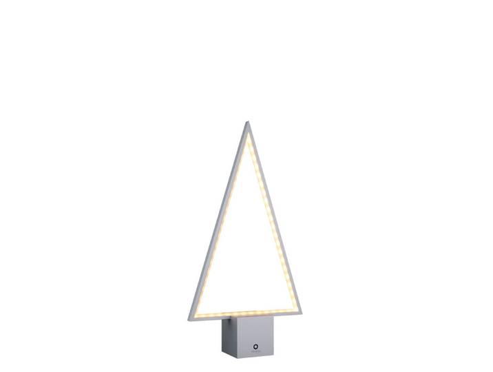 LED-Tischleuchte Pine 2.0 sompex silber, 25x47x8 cm