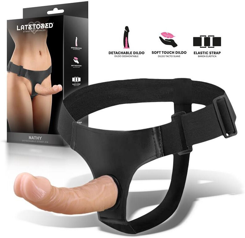 HARNESS COLLECTION LATETOBED Harnais avec Dildo Amovible Nathy