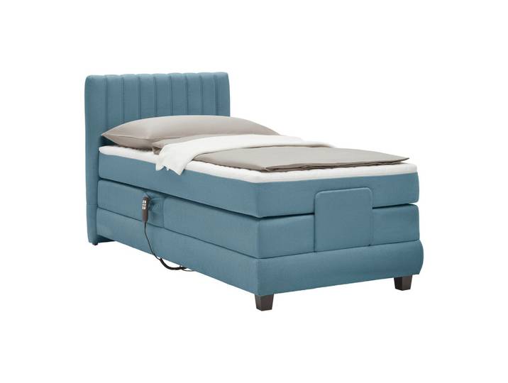 Boxspringbett Dixon Dunkelblau ca. 90x200cm