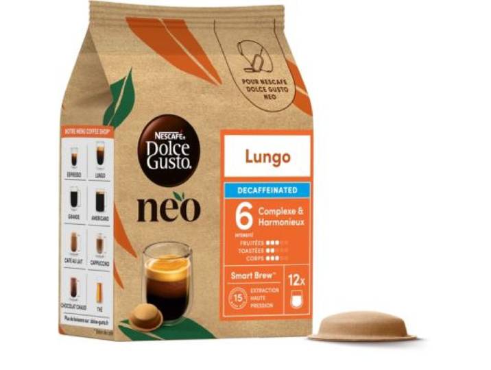 Nestle - Dosette Nescafe Dolce Gusto Neo Lungo Décaffeina