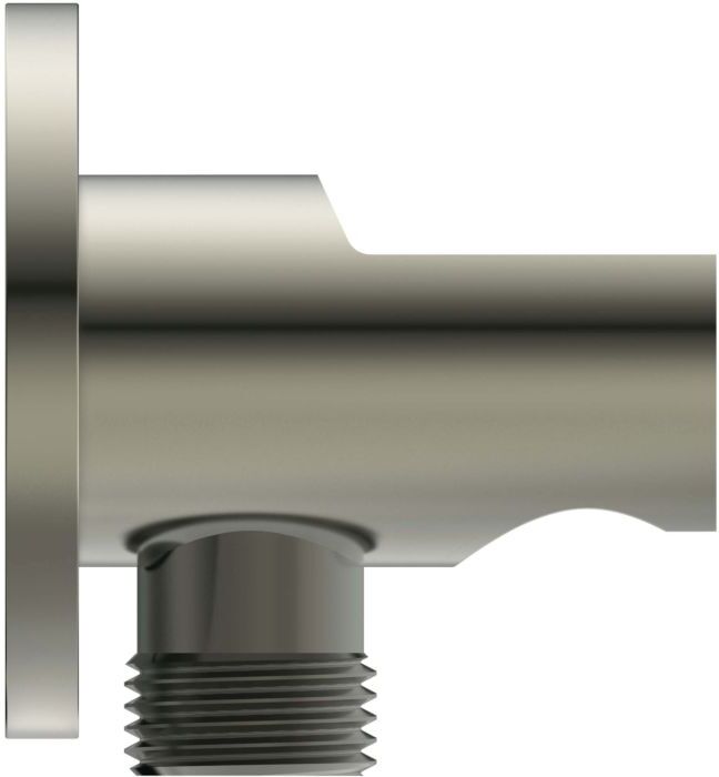 Ideal Standard Atelier Wandanschlussbogen BC807GN mit Brausehalter, UP G1/2, rund, Silver Storm
