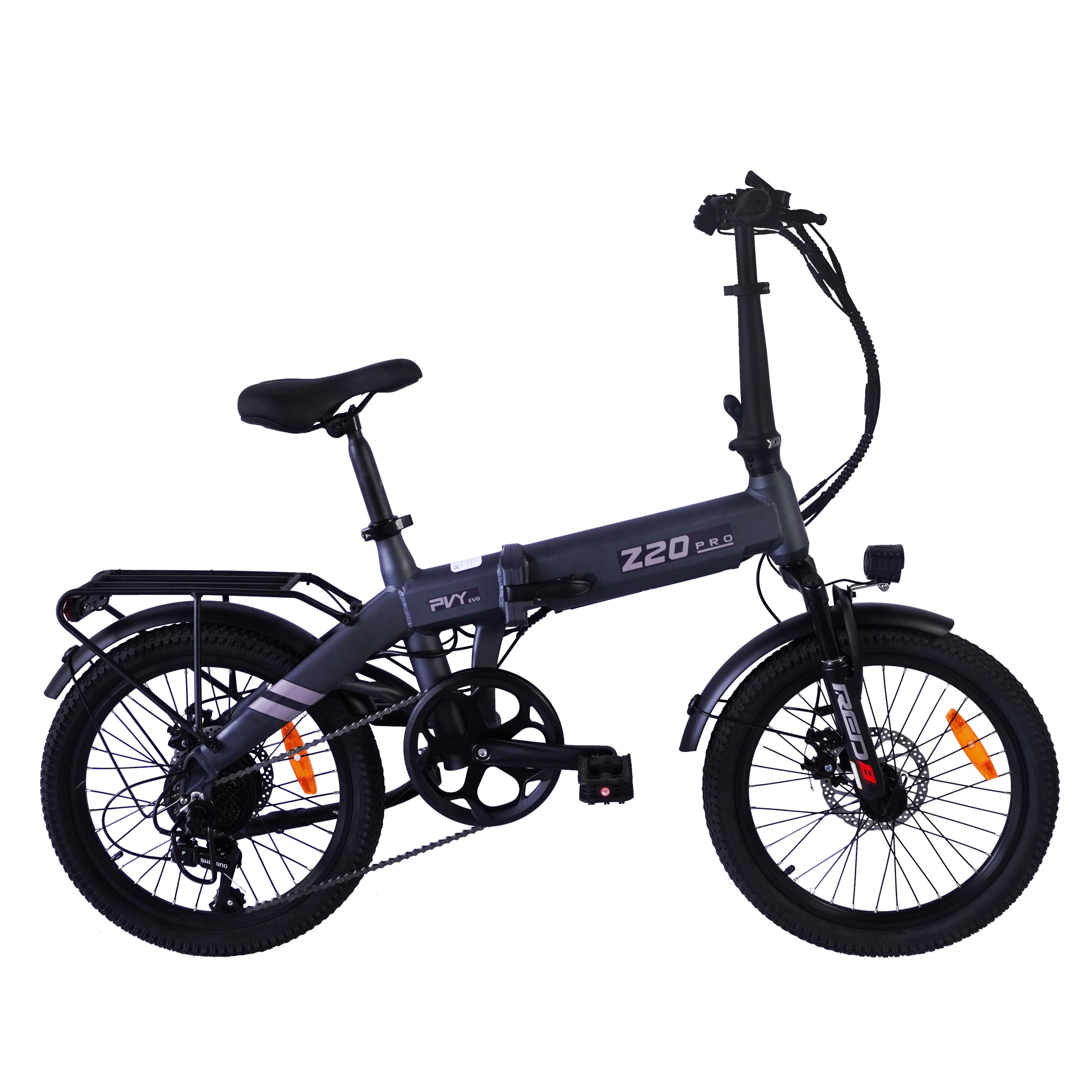 PVY Hochleistungs-E-Bike-Reifen 20x2.3 für 36V 14Ah - Spezialbereifung mit verstärkter Karkasse, Pannenschutz und exzellentem Grip bis 60 km