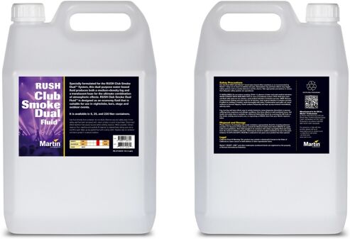 Martin RUSH Club Smoke Dual Nebel/Haze Fluid, 5l Kanister