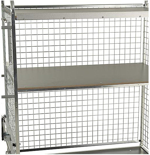 Rückwandgitter für Modulwagen, KM600-L, Länge 1295 mm, Höhe 1700 mm, 2-teilig Kongamek