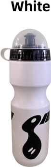 Cozy Casa Charm Elite Cycling Water Bottle Leakproof & BPA Free Bike Bottle For MTB And Road white