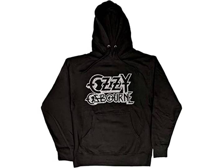 Ozzy Osbourne Uniseks Ozzy Osbourne vintage logo T-shirt (1 stuk), zwart, M
