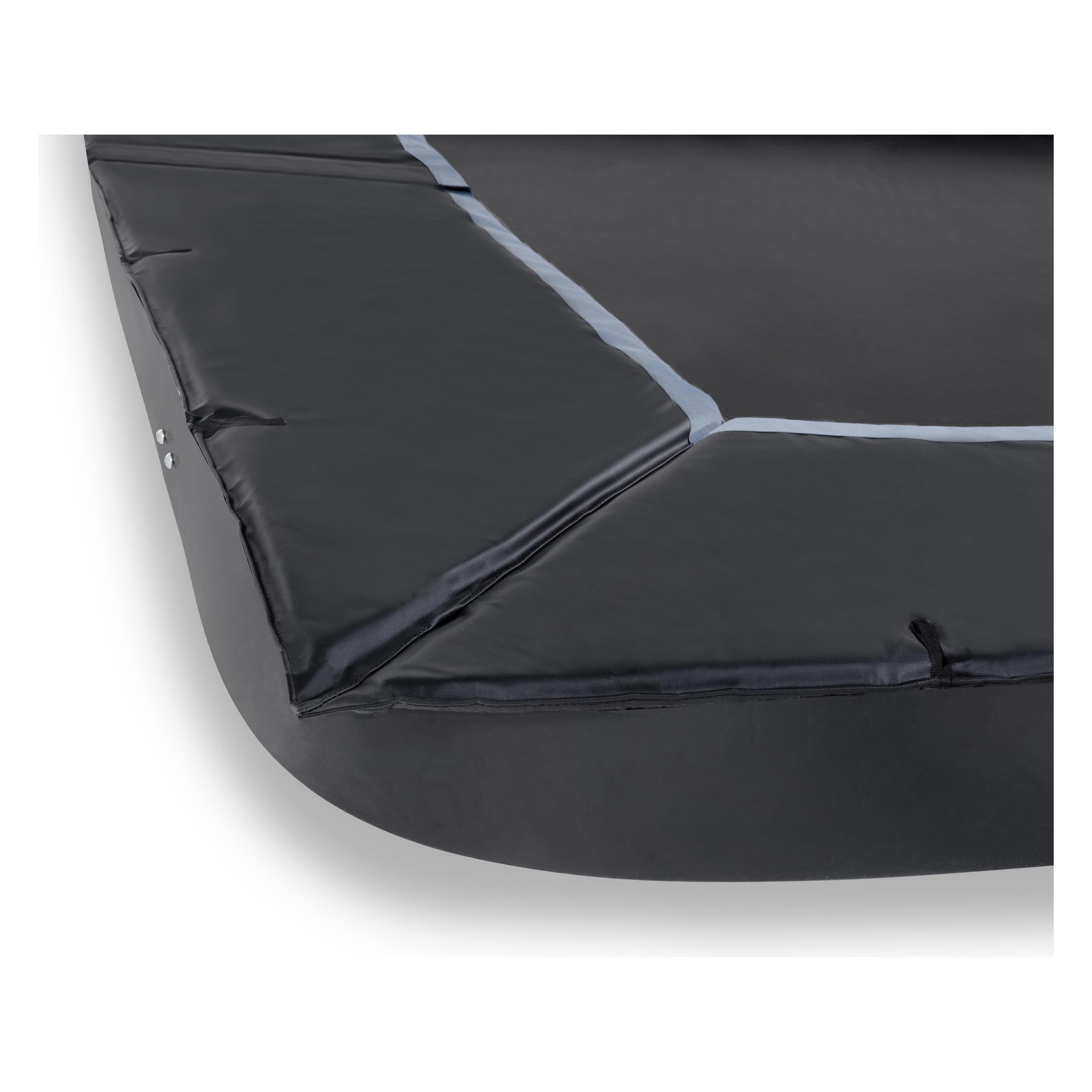 Exit Dynamic ebenerdiges sports Trampolin 244x427cm - schwarz (10.89.84.00)