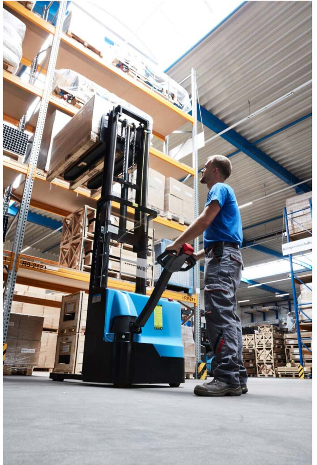 HanseLifter Deichselstapler E-DH1242-TMG, Hub: 4.200 mm, Tragf.: 1.200 kg (GE0074316)