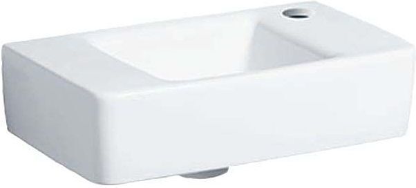 Geberit Renova Plan Handwaschbecken 272142600 40x25cm, weiss m. KeraTect, m Hahnloch, o. Überl.