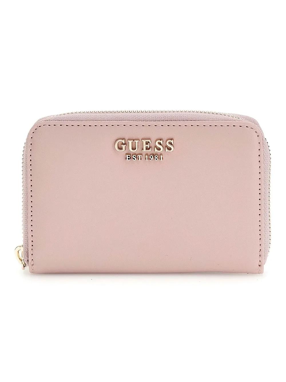 Guess damesportemonnee met lauriermotief