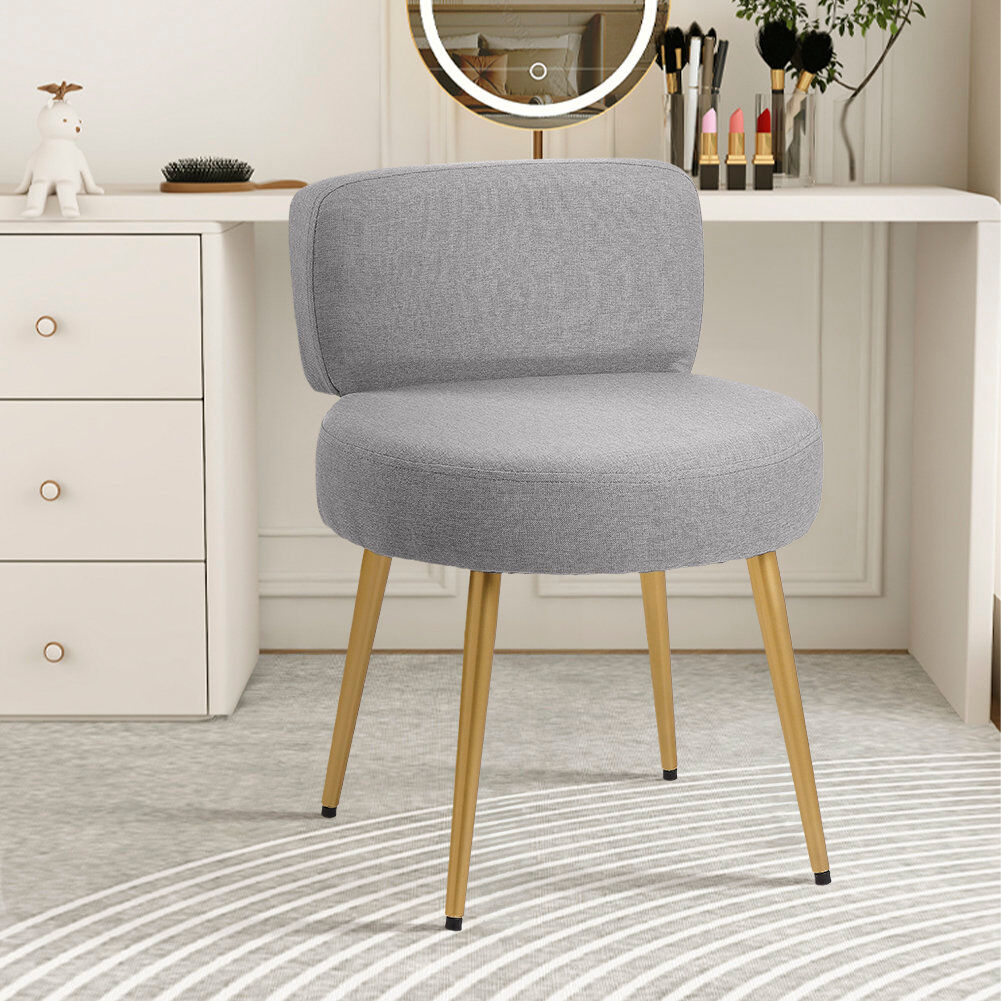 Brayden Studio Accent Stool grey 60cm H X 37cm W X 37cm D