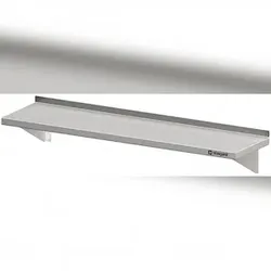 Stalgast Wandbord mit Konsolen, verschweißt : 900x300x170 mm