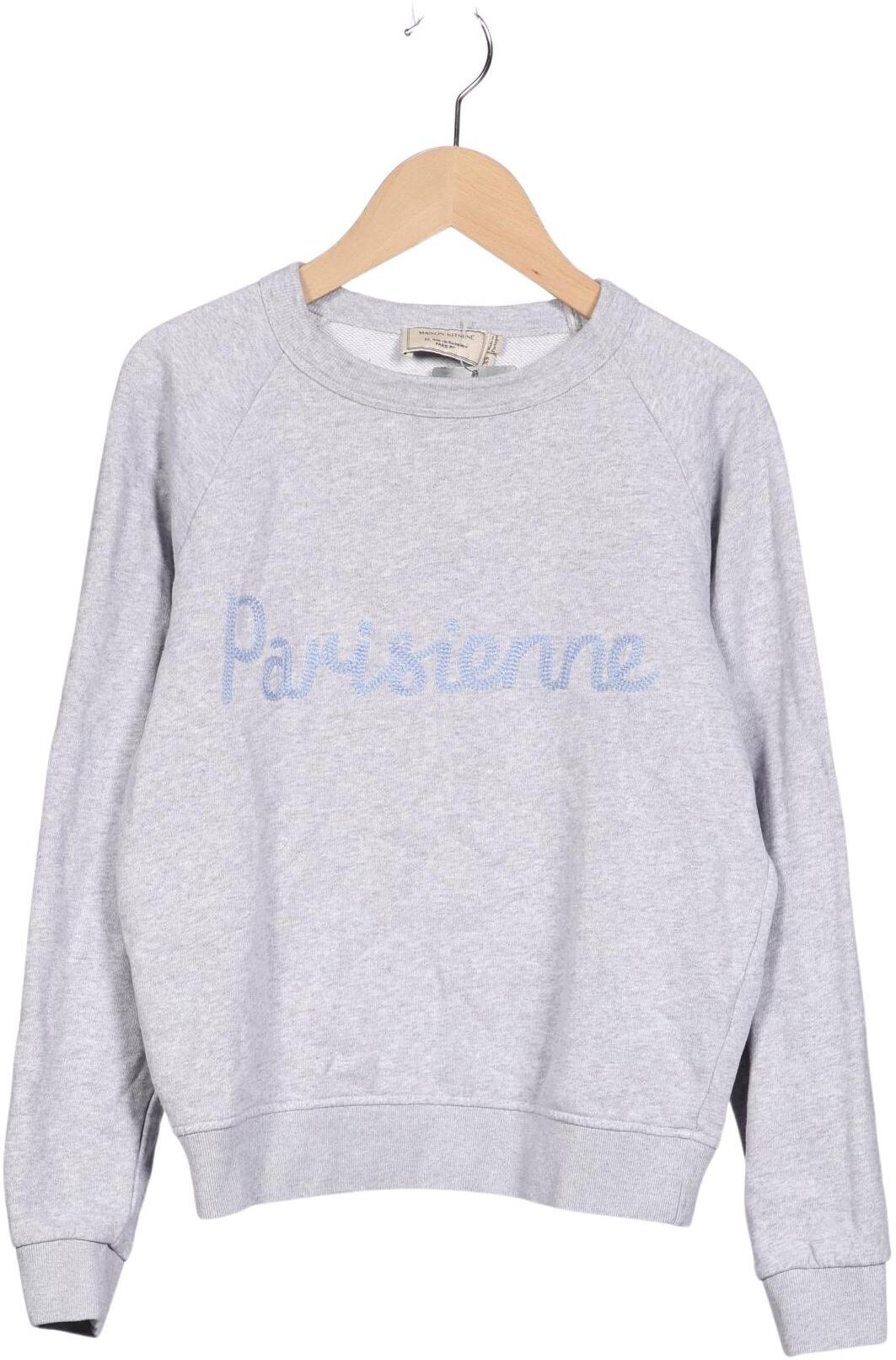 Maison Kitsune Damen Sweater, Grau, Gr. XS, kein / Etikett - Second Hand