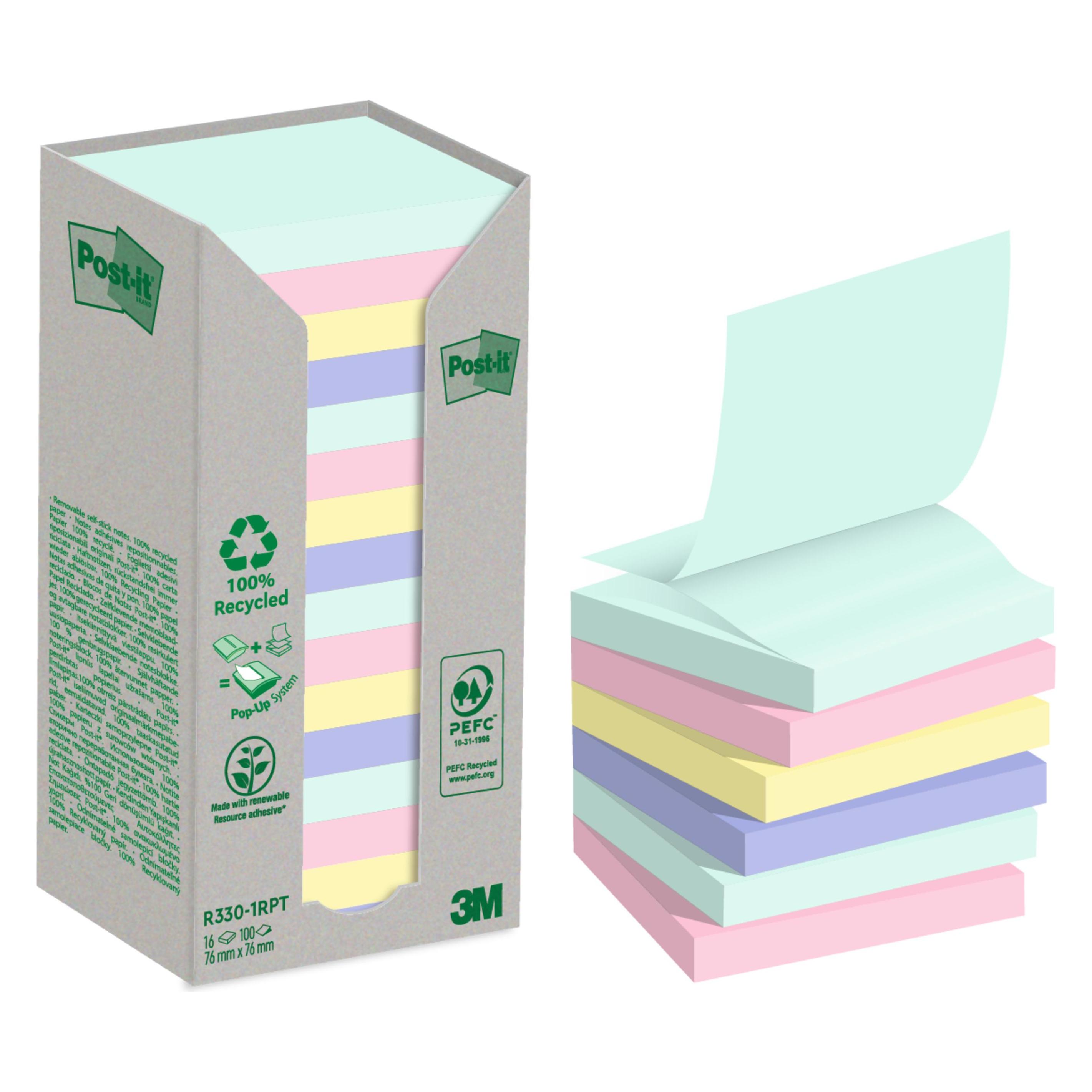 Post-it Recycling Z-Notes (76 x 76 mm) (R330-1RPT_001)