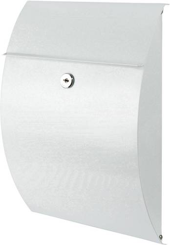 Burg Wächter 38700 CAPRI 813W Briefkasten Stahlblech Weiß Schlüsselschloss