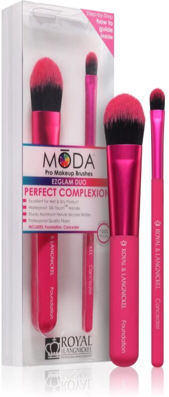 Royal and Langnickel MŌDA EZGLAM DUO Perfect Complexion brush set