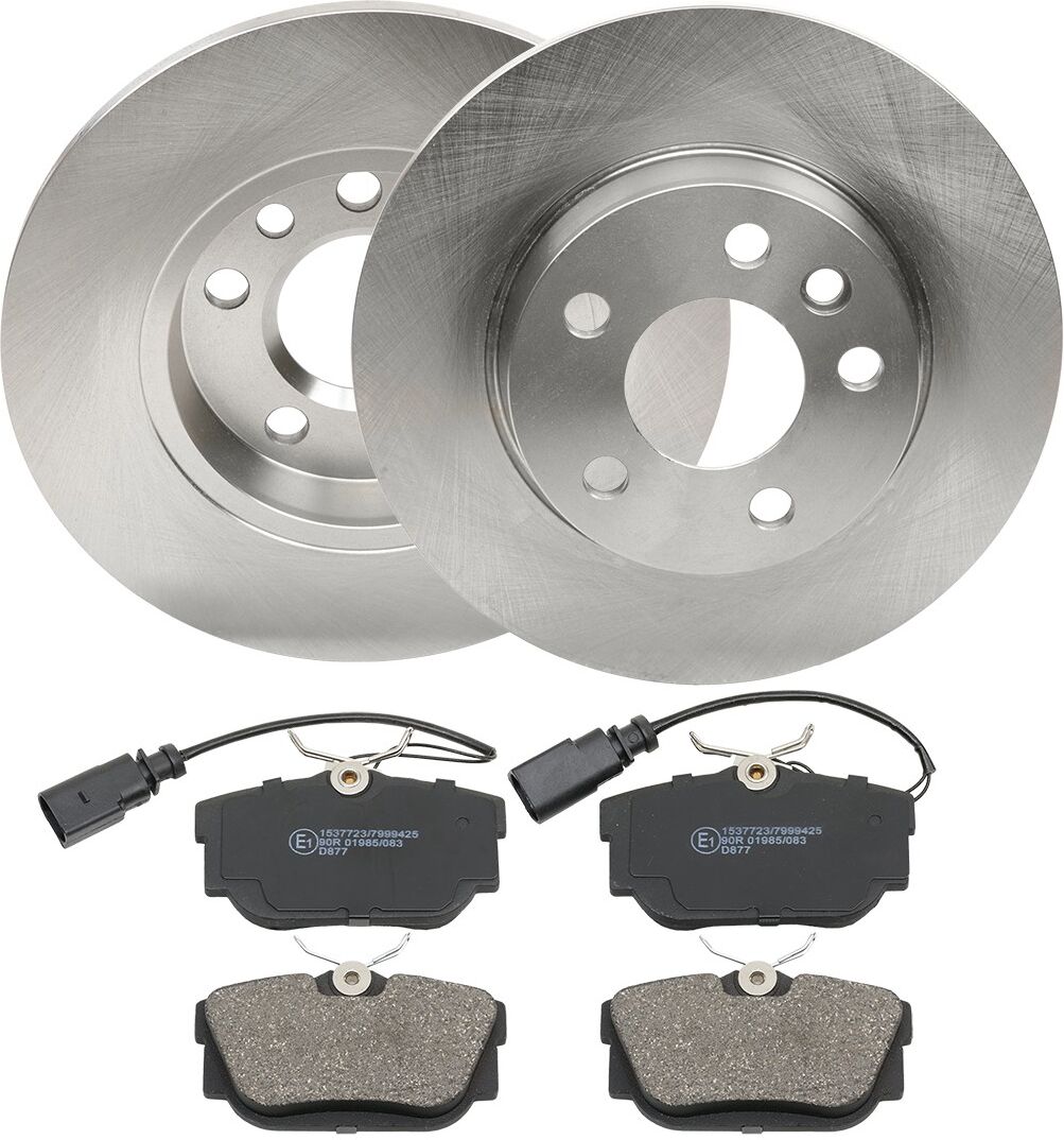 RIDEX 3405B0322 Brake discs and pads set