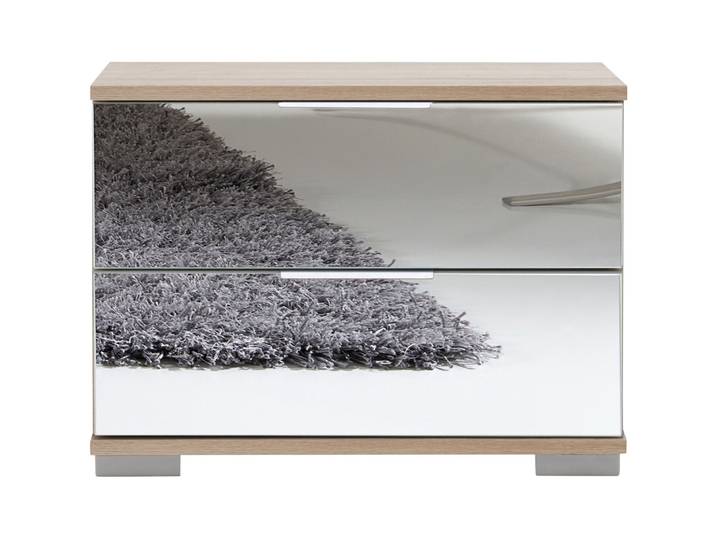 Nachttisch Peyton C Spiegelglas Holzwerkstoff B 52 H 40 cm