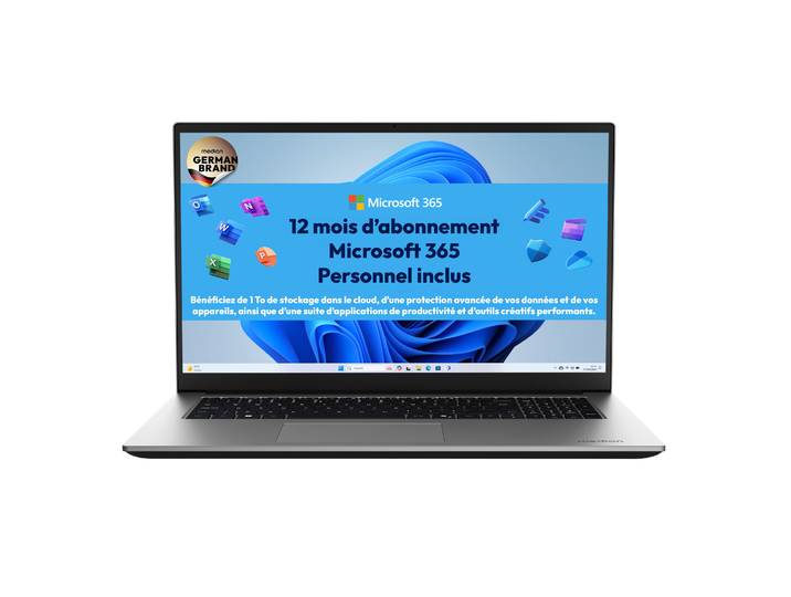 PC portable 17,3'' Intel N100 MD600034 MEDION