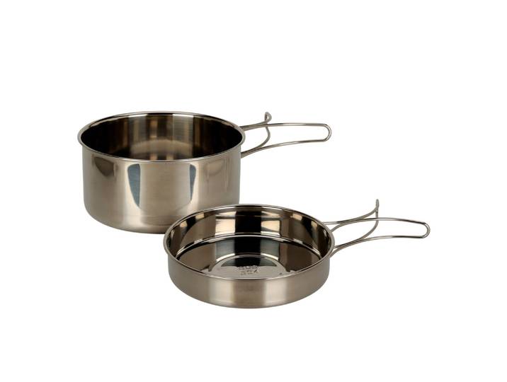 Kochtopf Edelstahl 2er Set