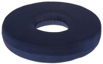 On Spot Shop Orthopedic Foam Donut Cushion Ring Pillow With Removable Cover For Hemorrhoid, Coccyx, Pregnancy And Tailbone Pain dark Blue 30x11cm B