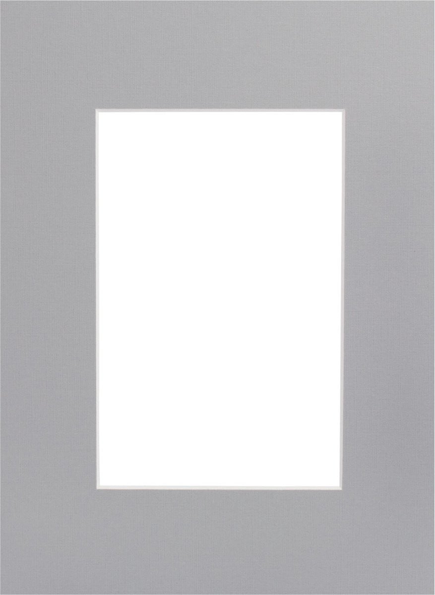 Passe-partouts 822 Grijs 30 x 30 cm met 19 x 19 cm uitsnede (5 stuks)
