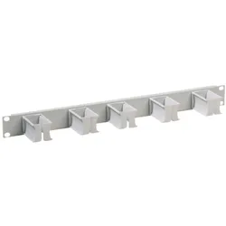 Schneider Electric NSYCRTM1U5GCA Actassi, 19, -Frontplatte 1 HE mit 5 isolierenden Kabelführungen, RAL7035