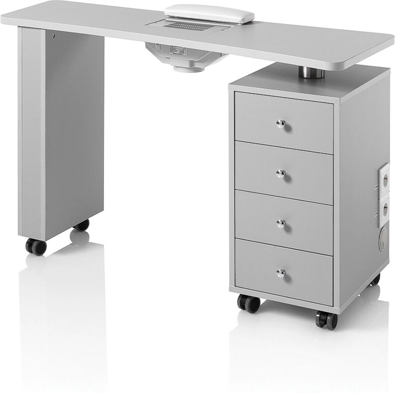 Xanitalia Tavolo Manicure con Aspiratore Integrato e Cassettiera PRO1 Inbuilt Fan per Estetista XaniPro
