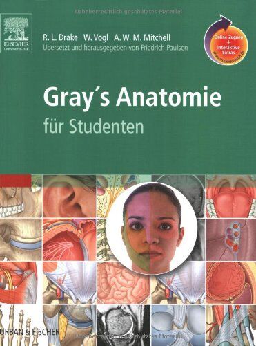 Drake, Richard L. - Gray's Anatomie für Studenten mit StudentConsult-Zugang: Übersetzt und herausgegeben von Friedrich Paulsen - Preis vom 02.10.2026 23:42:20 h