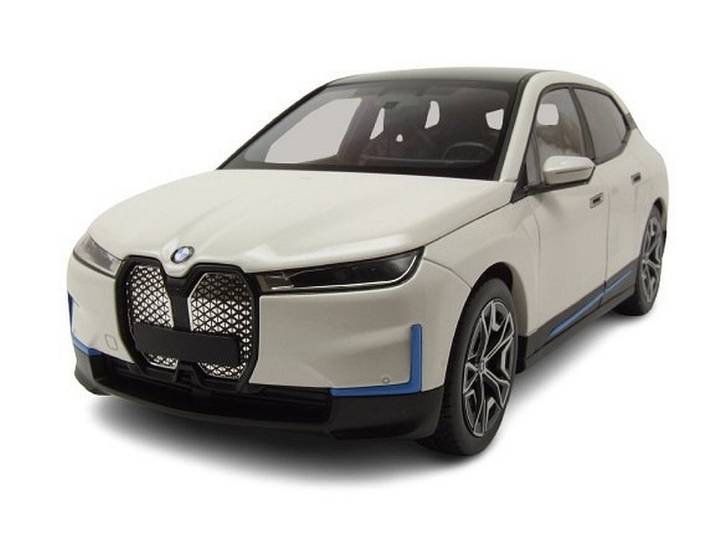 Minichamps Modellauto BMW iX 2022 weiß metallic, Maßstab 1:18