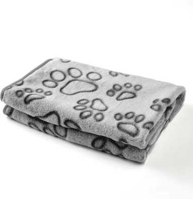 Inspire Picks Soft Cozy Pet Bed Mat With Bone, Star & Avocado Prints For Dogs & Cats paw 25 X 25cm