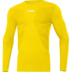 JAKO Kinder Longsleeve Comfort 2.0, Größe 3XS in Gold Gold