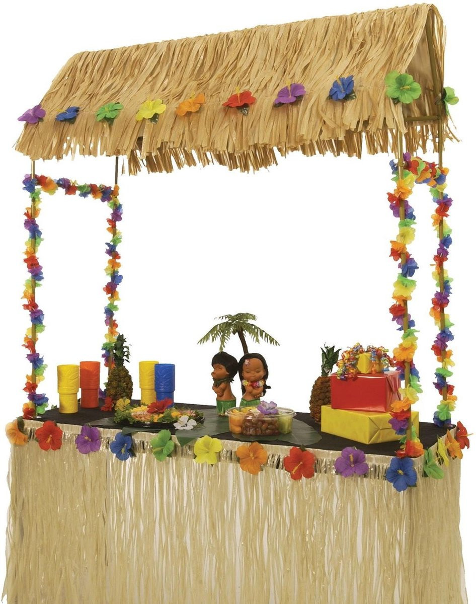 Tiki Hut tafel voor zomerse feestjes