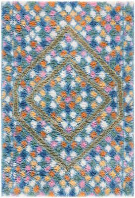 SAFAVIEH Handmade Casablanca Shag Carole Tribal Wool Rug