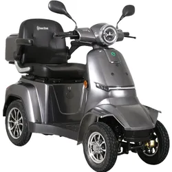GreenStreet Elektromobil E-Mover Deluxe 1000 W 20 km/h dunkelgrau inkl. Topcase