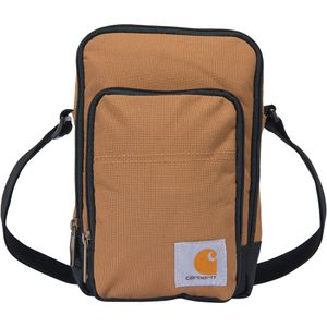 Carhartt Umhängetasche Crossbody Zip Bag, aus Polyester, braun, 2 Fächer, 15 x 22 cm, wasserabweisend