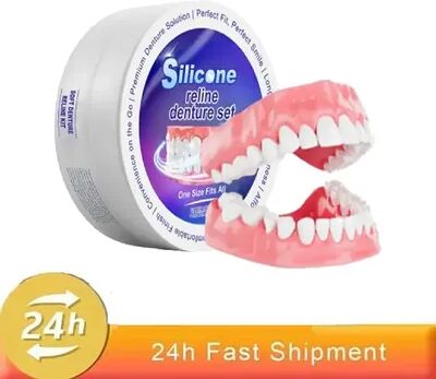 Perfect Picks Market Temporary Silicone Denture Set For Whitening & Orthodontic Care 1 Pcs