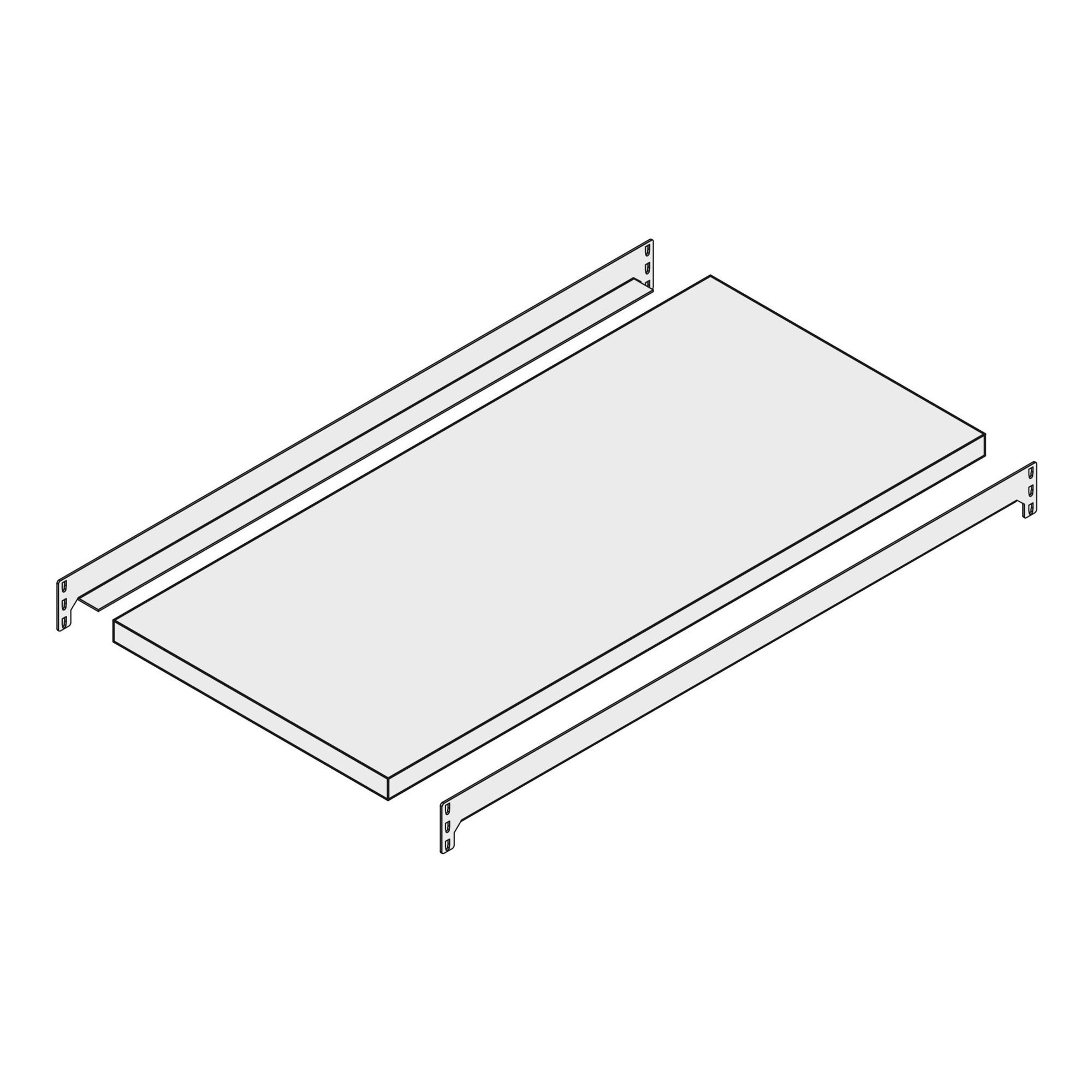 Bito Zusatzebene Set / Fachboden B1000xT500 mm gerade 100kg verzinkt (23585)