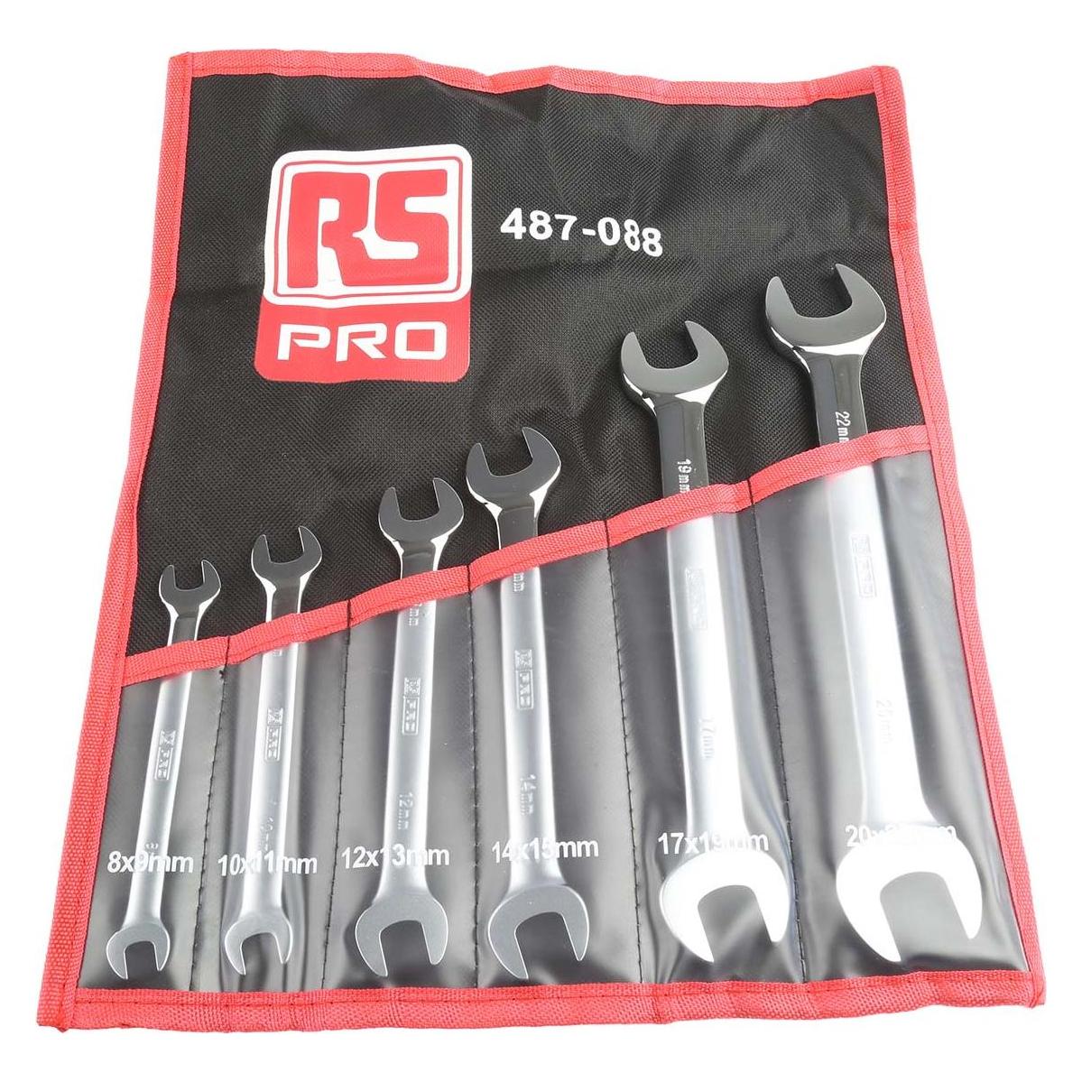 RS PRO Gabelschlüssel Satz metrisch 6-teilig (487088)