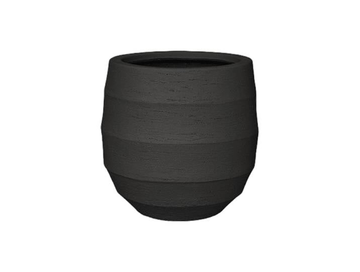 Hochwertiger In- & Outdoor Blumentopf „Bordo Balloon“, verschiedene Grössen Schwarzbraun Luca Lifestyle