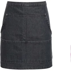 Premier Workwear Denim Hüftschürze kurz Bistro-Schürze PR125 black denim (ca. pantone 433) 79 x 39,5 cm